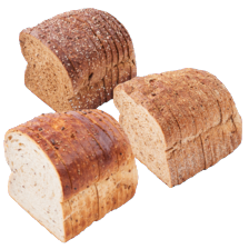 Bakkersbrood wit meerzaden, volkoren meerzaden of volkoren dubbel donker meerzaden